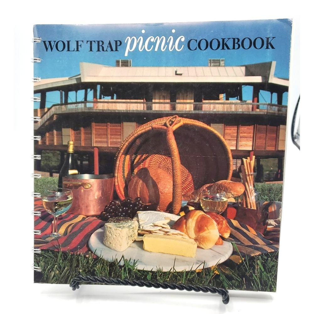 WOLF TRAP PICNIC COOKBOOK 1978 Spiral Bound Book Virginia NOS